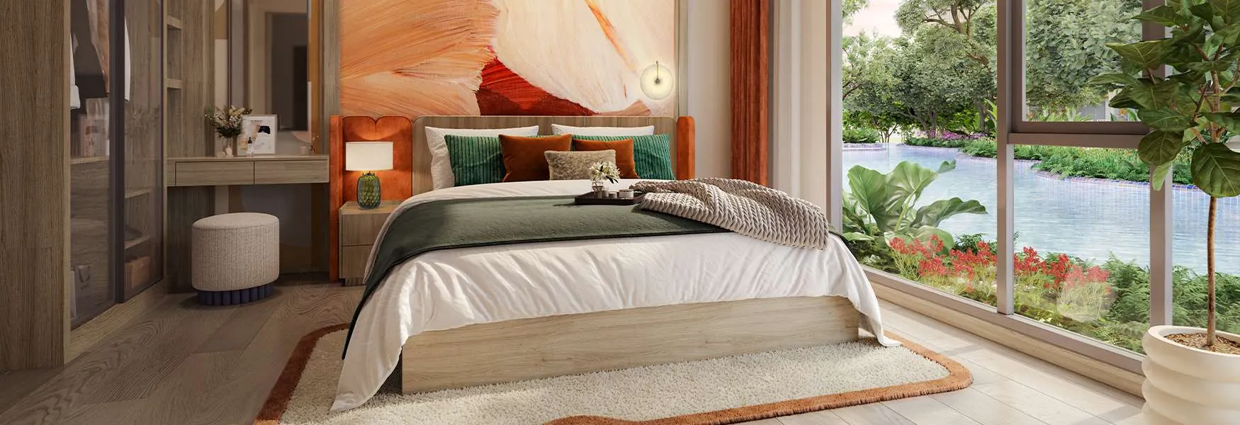 Wadhwa Marina Mumbai Bedroom